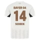 Bayer 04 Leverkusen Schick 14 Uitshirt 2024-2025 Voetbaltenue