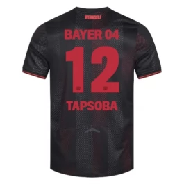 Bayer 04 Leverkusen Tapsoba 12 Thuisshirt 2025-2026 Voetbaltenue