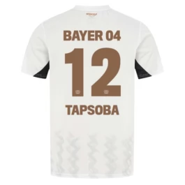 Bayer 04 Leverkusen Tapsoba 12 Uitshirt 2024-2025 Voetbaltenue