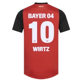 Bayer 04 Leverkusen Wirtz 10 Thuisshirt 2024-2025 Voetbaltenue