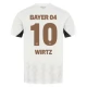 Bayer 04 Leverkusen Wirtz 10 Uitshirt 2024-2025 Voetbaltenue