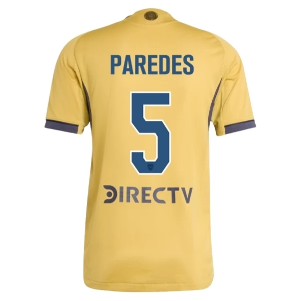 Boca Juniors Paredes 5 Uitshirt 2025-2026 Voetbaltenue Boca Juniors Paredes 5 Uitshirt 2025-2026 Voetbaltenue