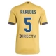 Boca Juniors Paredes 5 Uitshirt 2025-2026 Voetbaltenue