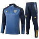 Boca Juniors Trainingspakken 2024-25 - 1-4 Zip Blauw