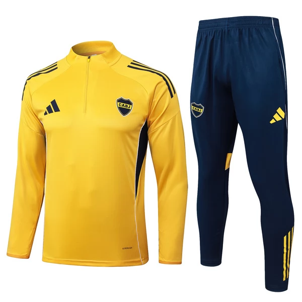 Boca Juniors Trainingssweaterpak 2025-26 - 1-4 Zip Geel Boca Juniors Trainingssweaterpak 2025-26 - 1-4 Zip Geel