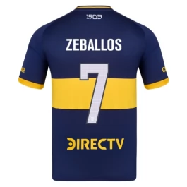 Boca Juniors Zeballos 7 Thuisshirt 2025-2026 Voetbaltenue