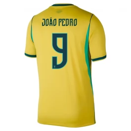 Brazilië João Pedro 9 Thuisshirt WK 2026