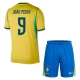 Brazilië João Pedro 9 Thuistenue WK 2026 Kind