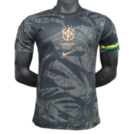 Brazilië Thuisshirt Black Graffiti 2025-2026 Voetbaltenue