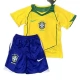 Brazilië Thuisshirt Kids Retro 2004 Voetbaltenue