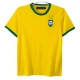 Brazilië Thuisshirt Retro 1970 Voetbaltenue