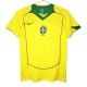 Brazilië Thuisshirt Retro 2004 Voetbaltenue