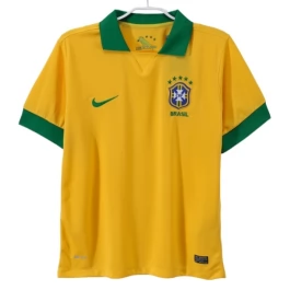 Brazilië Thuisshirt Retro 2013 Voetbaltenue