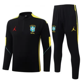 Brazilië Trainingspak 2026-27 Kind - 1-4 Zip Zwart