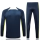Brazilië Trainingspakken 2023-24 - 1-4 Zip Blauw