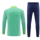 Brazilië Trainingspakken 2024-25 - 1-4 Zip Groen