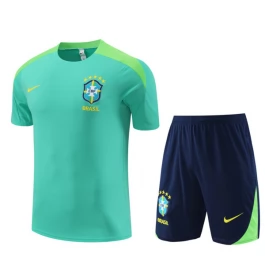 Brazilië Trainingsshirt Pakken 2024-25 - Groen