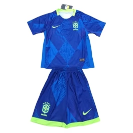 Brazilië Uitshirt Kids 2025 Voetbaltenue