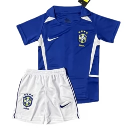 Brazilië Uitshirt Kids Retro 2002 Voetbaltenue