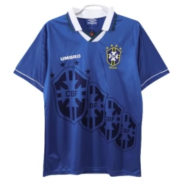 Brazilië Uitshirt Retro 1996 Voetbaltenue
