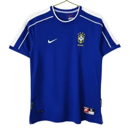 Brazilië Uitshirt Retro 1998 Voetbaltenue