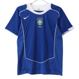 Brazilië Uitshirt Retro 2004 Voetbaltenue