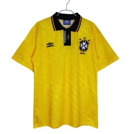 Brazilië Voetbaltenue Retro 1991-1993 Thuisshirt