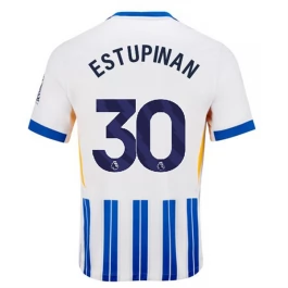 Brighton and Hove Albion Estupinan 30 Thuisshirt 2024-2025 Voetbaltenue