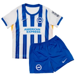Brighton and Hove Albion Thuisshirt Kids 2024-2025 Voetbaltenue