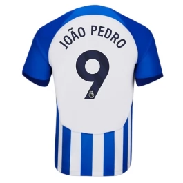 Brighton and Hove Albion Voetbaltenue João Pedro 9 2023-2024 Thuisshirt