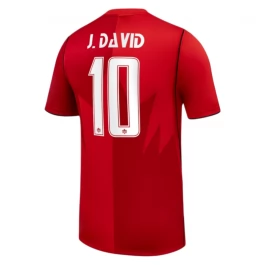 Canada J.David 10 Thuisshirt WK 2026 Canada J.David 10 Thuisshirt WK 2026