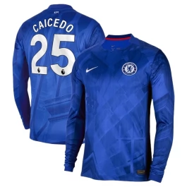 Chelsea Caicedo 25 Thuisshirt 2025-2026 L/S Voetbaltenue