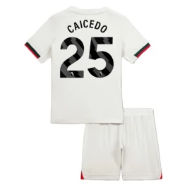 Chelsea Caicedo 25 Uitshirt Kids 2025-2026 Voetbaltenue