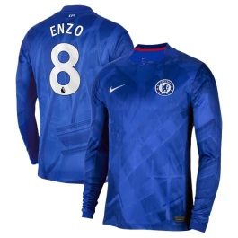 Chelsea Enzo 8 Thuisshirt 2025-2026 L/S Voetbaltenue