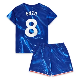 Chelsea Enzo 8 Thuisshirt Kids 2024-2025 Voetbaltenue