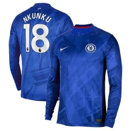 Chelsea Nkunku 18 Thuisshirt 2025-2026 L/S Voetbaltenue