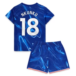 Chelsea Nkunku 18 Thuisshirt Kids 2024-2025 Voetbaltenue