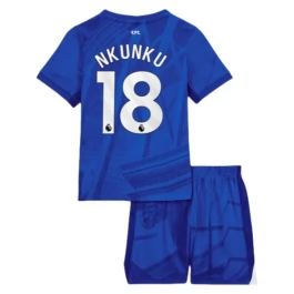 Chelsea Nkunku 18 Thuisshirt Kids 2025-2026 Voetbaltenue