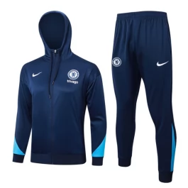 Chelsea Trainingsjackpakken 2024-25 - Hoodie Blauw