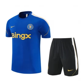 Chelsea Trainingsshirt en Shorts 2026-27 Kind Blauw