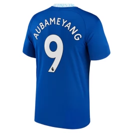 Chelsea Voetbaltenue Aubameyang 9 2022-2023 Thuisshirt