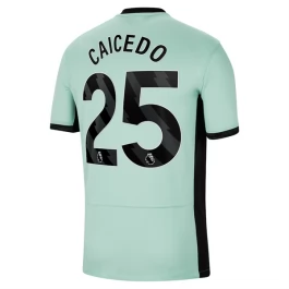 Chelsea Voetbaltenue Caicedo 25 2023-2024 Third Shirt