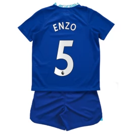Chelsea Voetbaltenue Enzo 5 2022-2023 Thuisshirt Kids