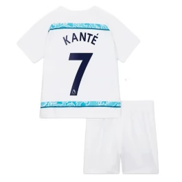 Chelsea Voetbaltenue Kanté 7 2022-2023 Uitshirt Kids