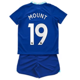 Chelsea Voetbaltenue Mount 19 2022-2023 Thuisshirt Kids