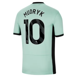 Chelsea Voetbaltenue Mudryk 10 2023-2024 Third Shirt