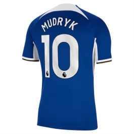 Chelsea Voetbaltenue Mudryk 10 2023-2024 Thuisshirt