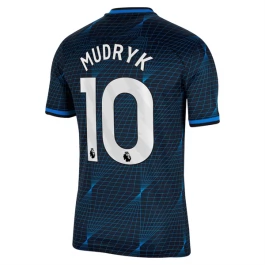 Chelsea Voetbaltenue Mudryk 10 2023-2024 Uitshirt