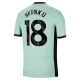 Chelsea Voetbaltenue Nkunku 18 2023-2024 Third Shirt