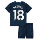 Chelsea Voetbaltenue Nkunku 18 2023-2024 Uitshirt Kids